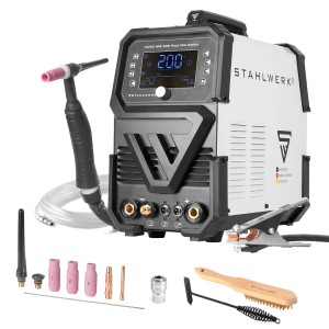 STAHLWERK AC DC WIG 200 Puls Pro Touch Schweißgerät mit Zubehör.