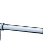 Hansgrohe Tassensiphon in Chrom für Waschbecken, installationsfreundlich.