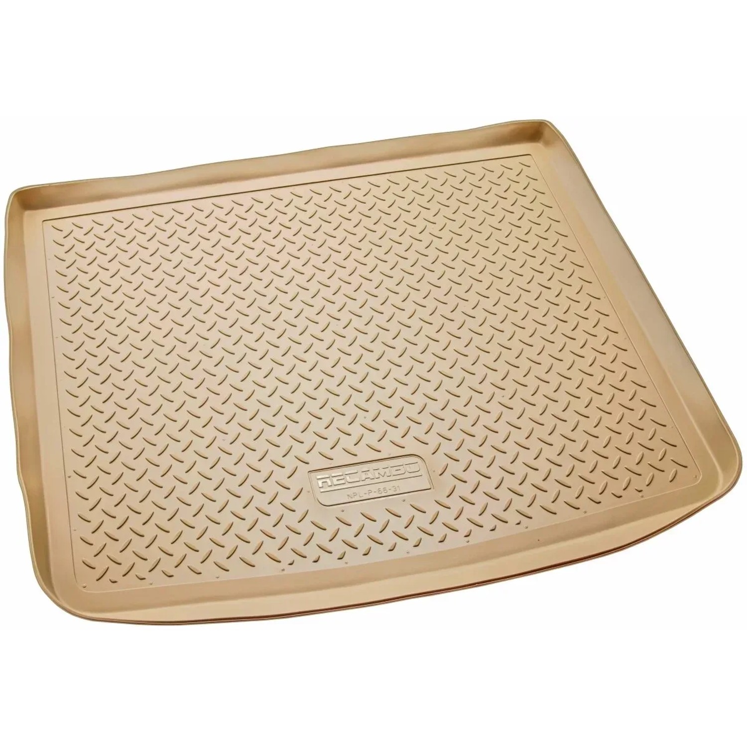 Gummi Kofferraumwanne für Porsche Cayenne 1  Typ 9PA  BJ 2002-2010  BEIGE