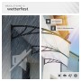 Tectake Vordach  In Bogenform Wetterfest  93 x 300 x 0 50 cm Transparent_7