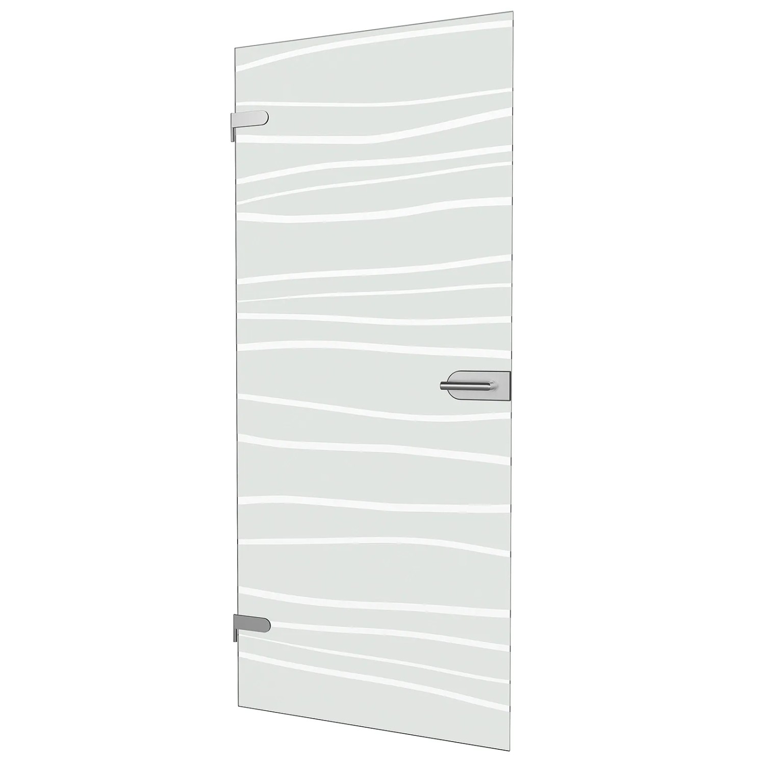 inova Glastür 834x1972mm Mistral Komplettset mit Glastürbeschlag Conus