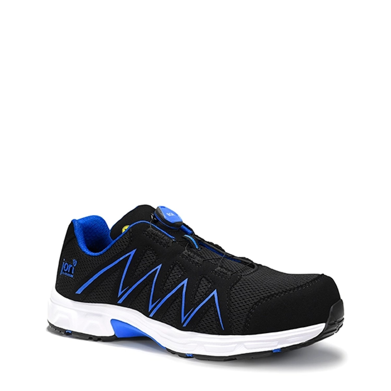 Jori Sicherheitshalbschuh JoSpeedy Boa Black-Blue Low Esd S1P Gr. 37