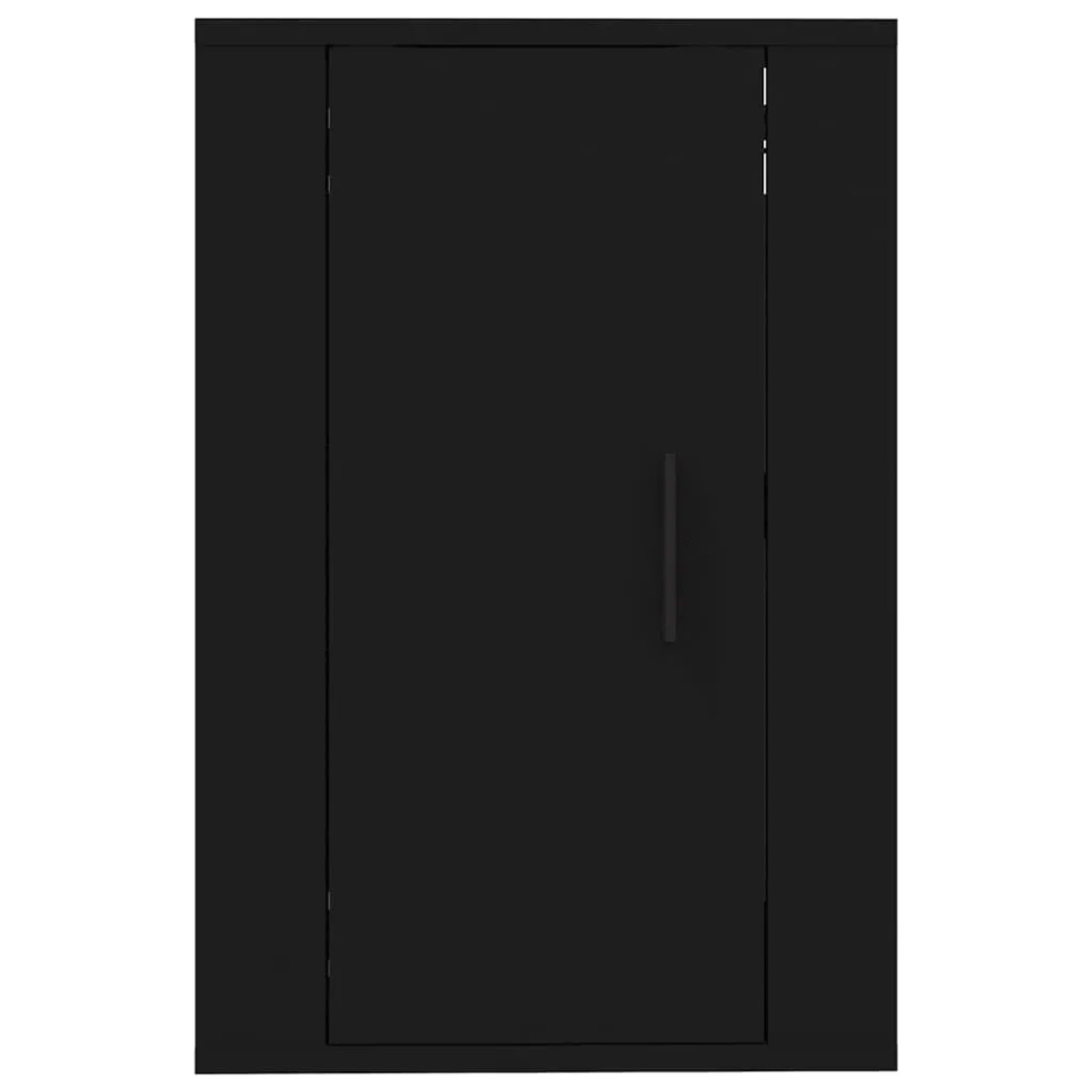Schwarzer VidaXL TV-Wandschrank, 40x34,5x60 cm, Teil einer Wohnwand.