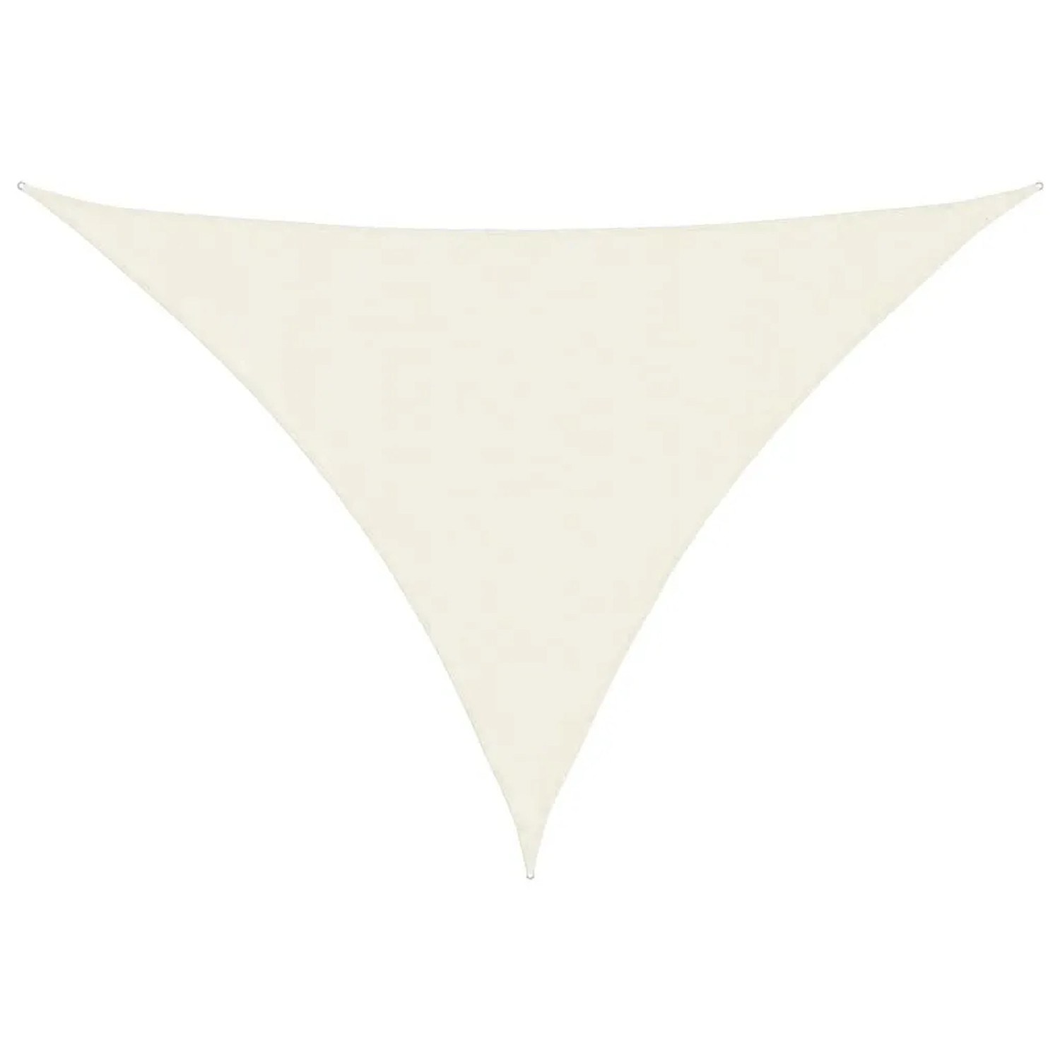 vidaXL Sonnensegel Oxford-Gewebe Dreieckig 3x4x4 m Creme 135229