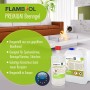 Flambiol Premium Brenngel 1l für Kamine und Stövchen, hergestellt aus Bioethanol.