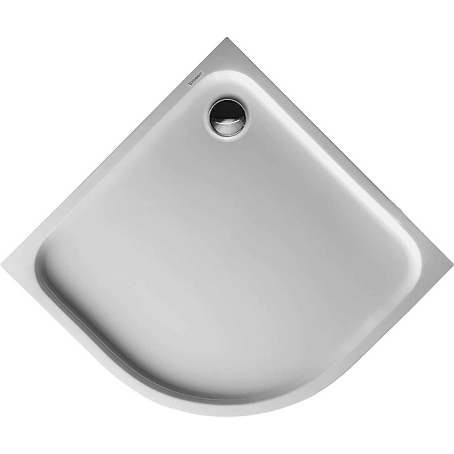 Duravit Duschschwanne D-Code 90 cm x 90 cm Viertelkreis Weiß günstig online kaufen