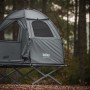 Graues SoBuy 3in1 Campingzelt für 1 Person, ideal für Outdoor-Abenteuer.