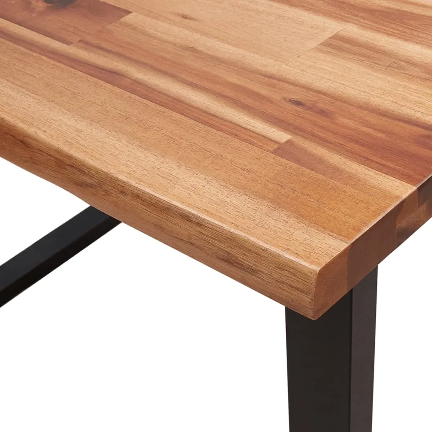 vidaXL Esstisch Baumkante 110 x 70 x 75 cm Massivholz Akazie kaufen bei OBI