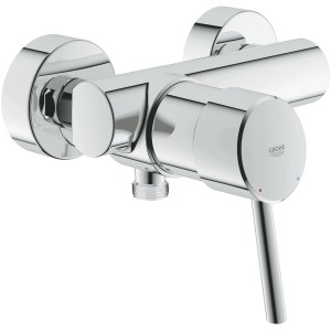 Grohe Concetto Einhand-Brausebatterie DN 15 in Chrom, Armatur für Dusche mit StarLight Oberfläche.