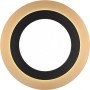 Runde LED Deckenleuchte Morgan in Schwarz-Gold, 42W, dimmbar.