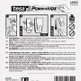 Tesa Powerstrips Deko Haken transparent, 2 Stück mit 4 Klebestreifen, für bis zu 1 kg.