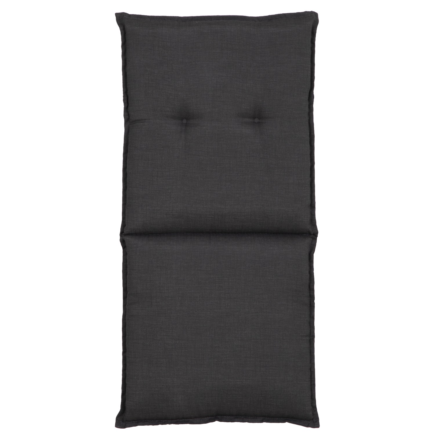 Beo Niedriglehner Saumkissen Belsch Barcelona, anthrazitfarbene Gartenstuhlauflage.