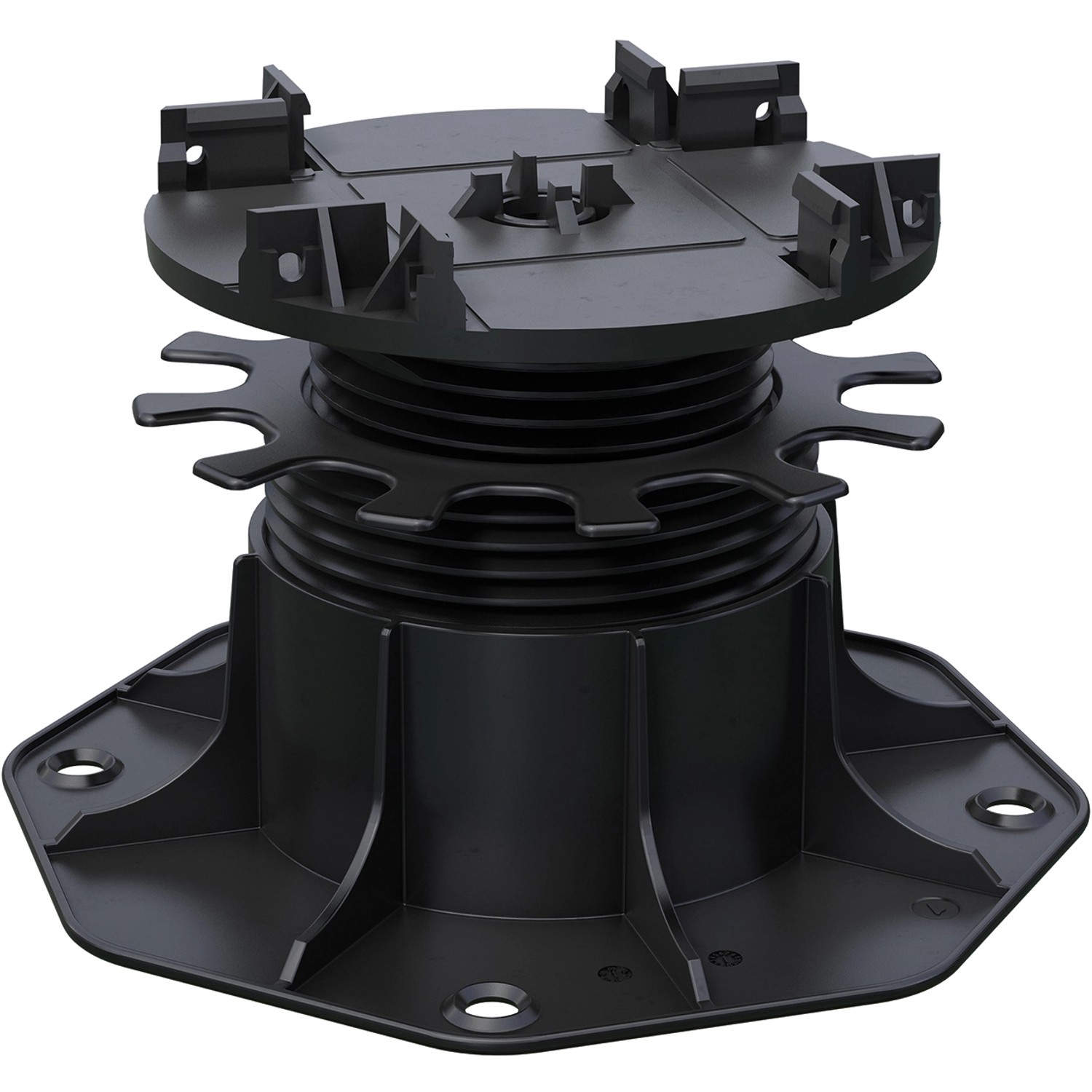 Kovalex Kunststoff Terrassenlager 65 mm x 155 mm