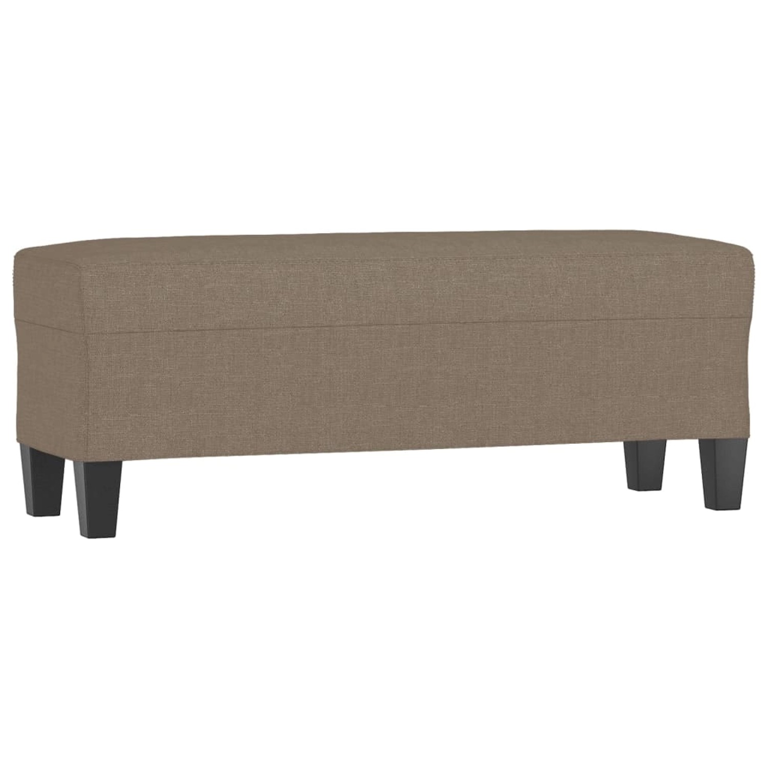 vidaXL Sitzbank Taupe 100x35x41 cm Stoff 349458 günstig online kaufen