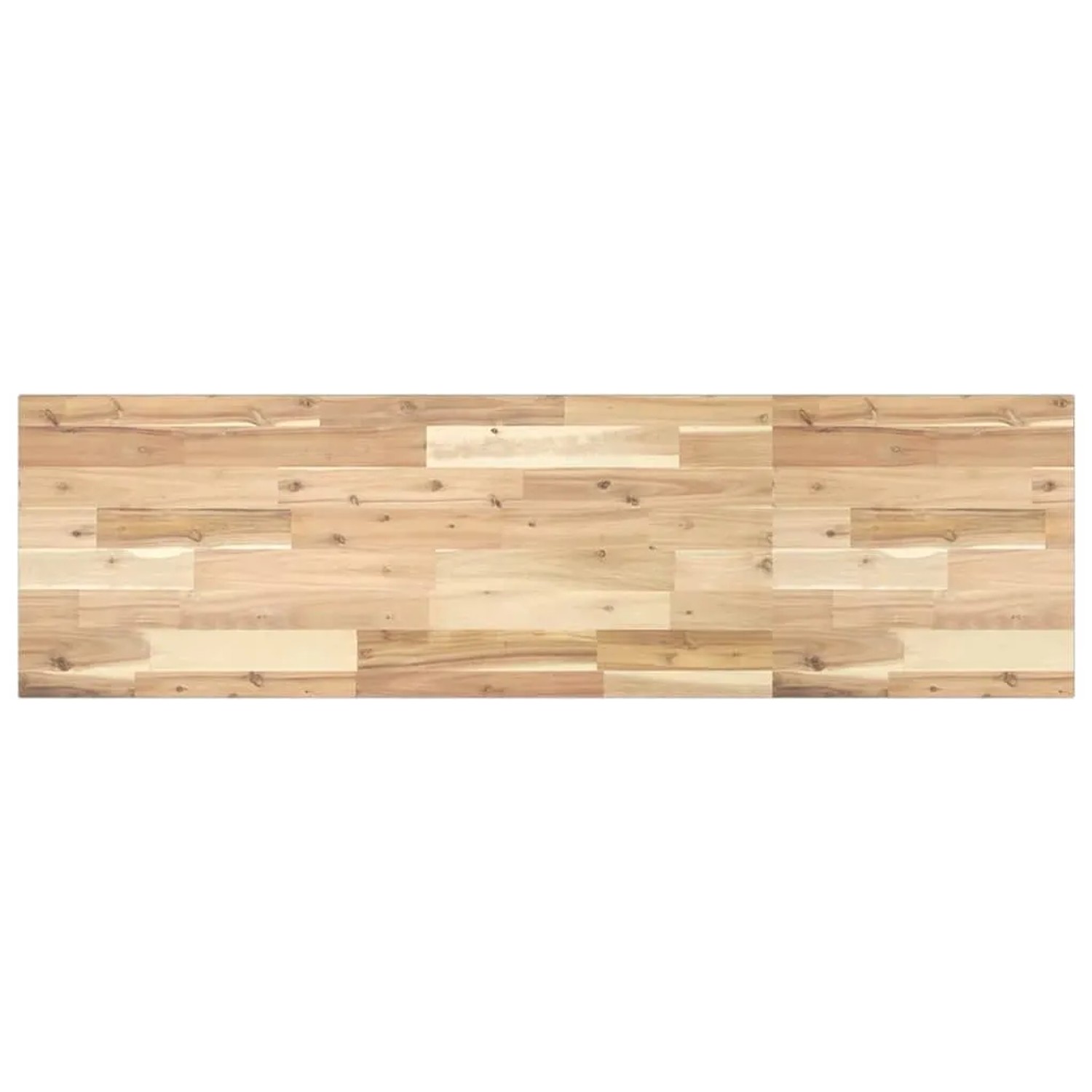 vidaXL Schweberegal 160x40x2 cm Massivholz Akazie Unbehandelt 3279411