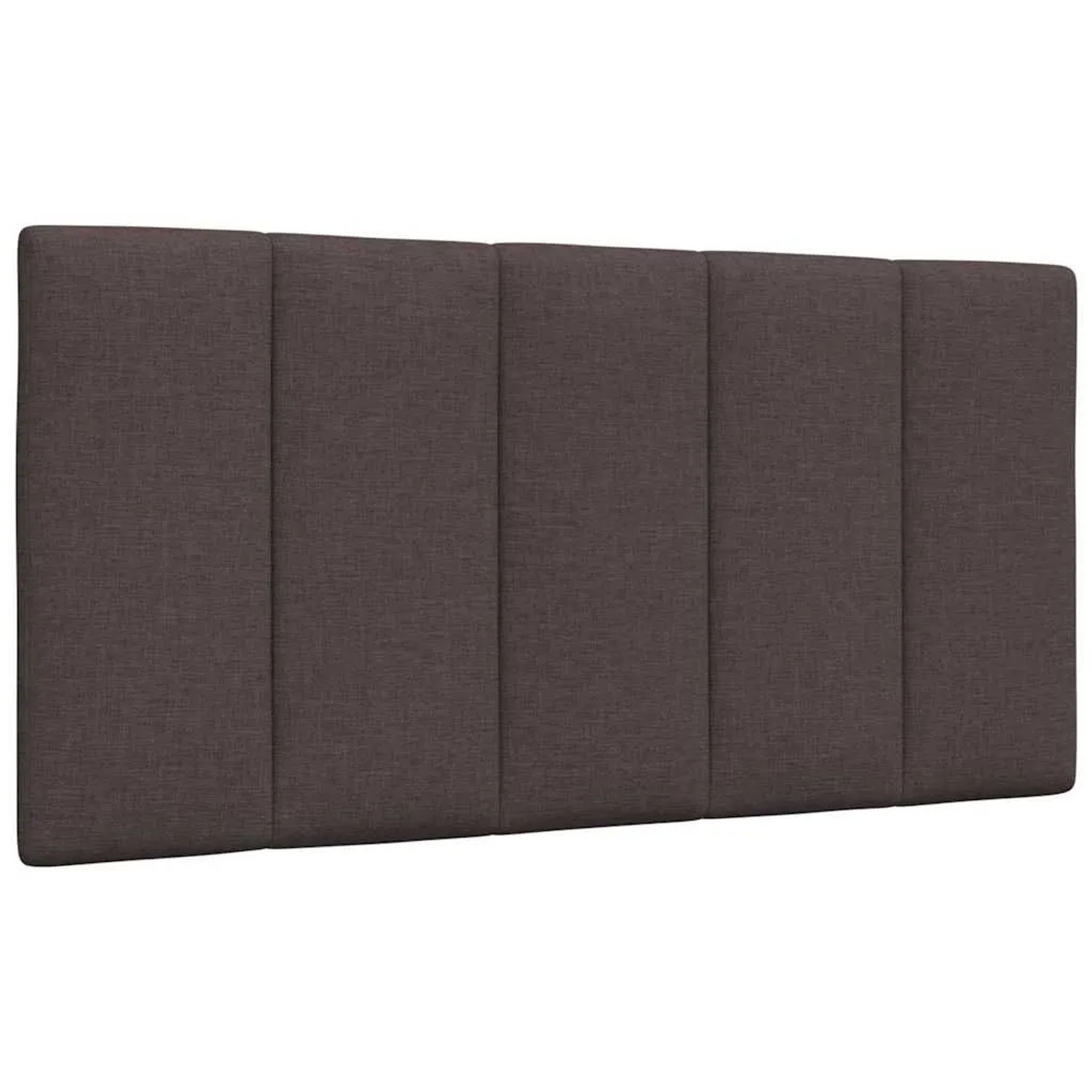 vidaXL Kopfteil-Kissen Hanko Dunkelbraun 100 cm Stoff 4019152