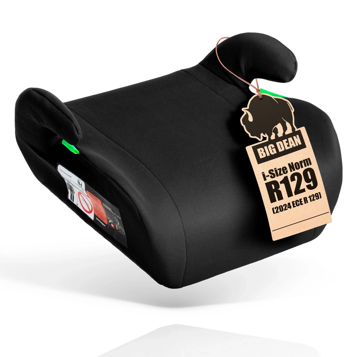 BigDean Kindersitzerhöhung Nach Neuster I Size Norm R129 Schwarz Sitzerhöhung 125 150cm Kinder Auto BigDean Kindersitzerhöhung nach Neuster i Size Norm R129 Schwarz Sitzerhöhung 125 bis 150cm Kinder Auto BigDean