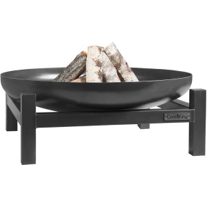 Wilk Feuerschale Panama, Ø 60 cm, aus Stahl mit Holzscheiten. Robuste und standsichere Feuerstelle für den Garten.
