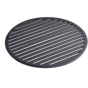 Schwarzer, runder tepro Guss Grillrost Einleger für das Rost in Rost System.