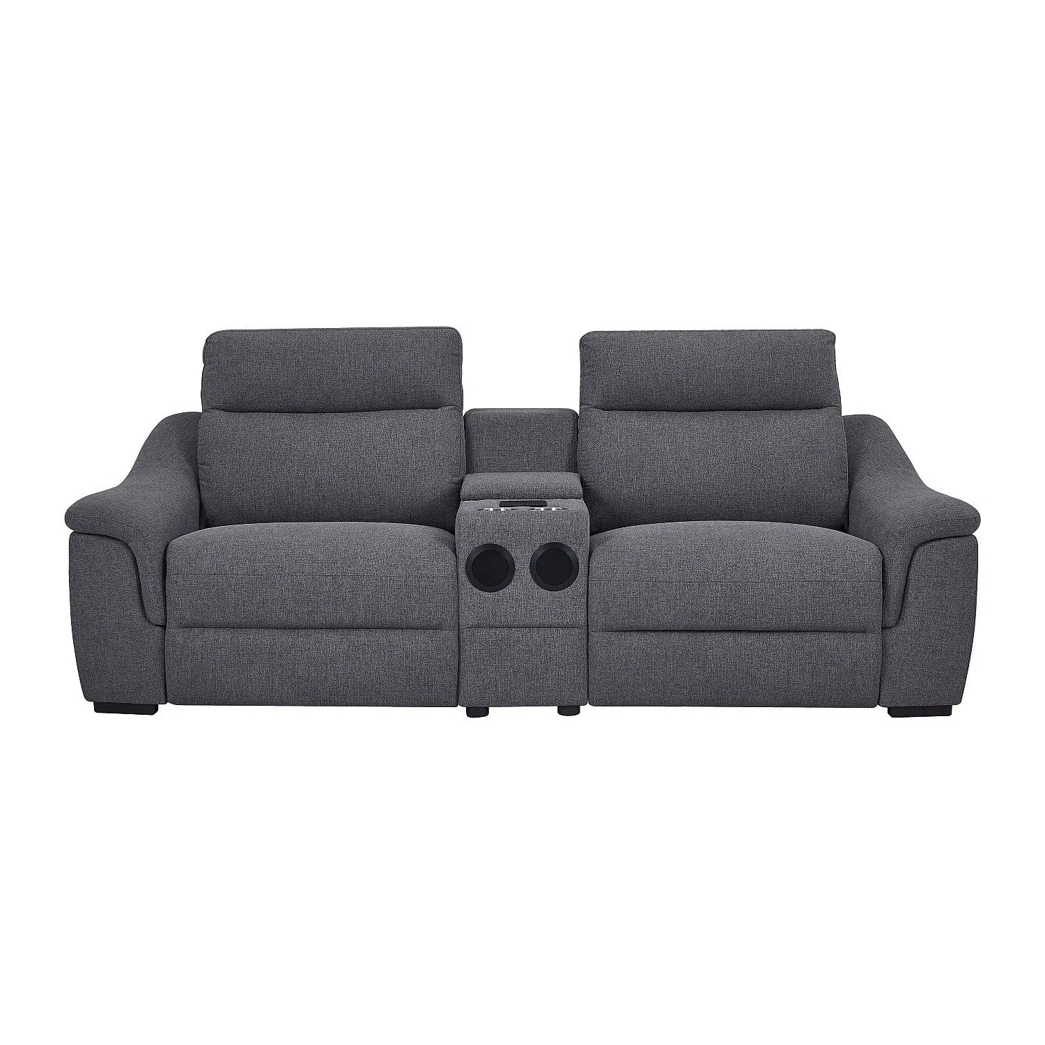 Vente-unique Relaxsofa Vereto Grau 234 cm