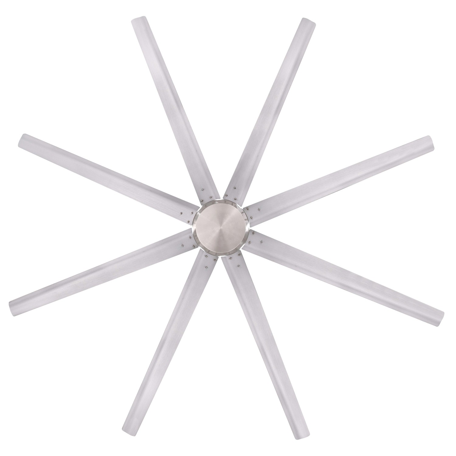 WESTINGHOUSE Deckenventilator Widespan Nickel, 254 cm Durchmesser, mit acht Flügeln.