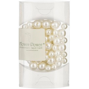 Mica Decorations Deko-Perlen Champagner, ideal für DIY-Projekte und Tischdeko.