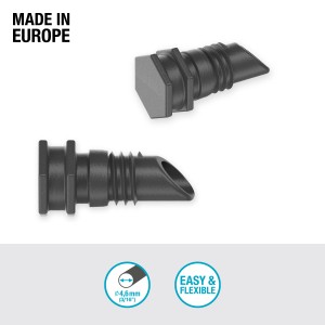 Gardena Verschlussstopfen 4,6 mm (3/16") für Micro-Drip-Systeme, 10er-Set.