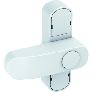 Basi Fenstersicherung FS 500 in Weiß für einflügelige Fenster und Fenstertüren.