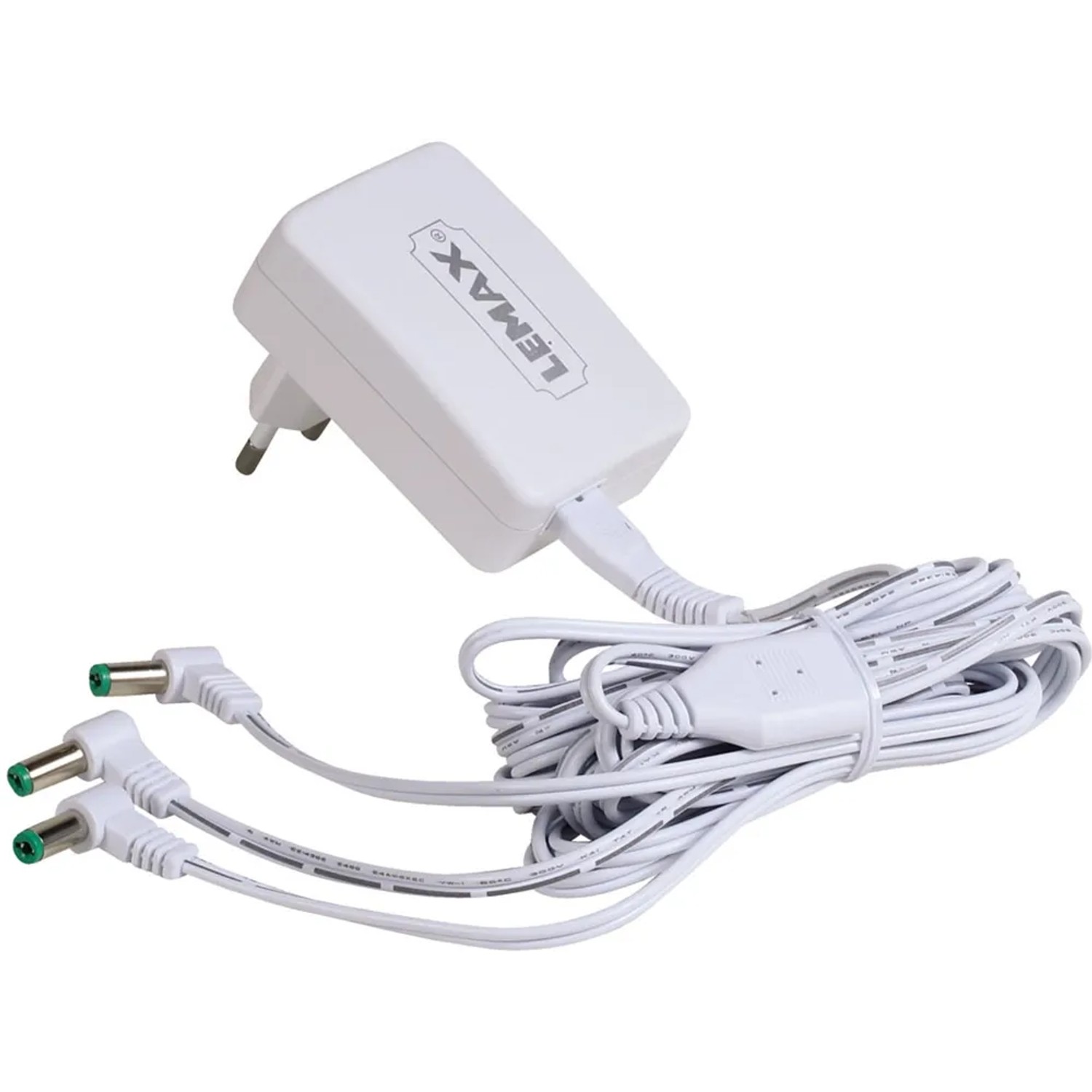 4.5V 3-Output Adapter White Fixed EU Plug V.2