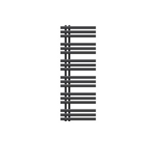 Anthrazitfarbener LuxeBath Iron EM Badheizkörper, 500x1400 mm, Paneelheizkörper.
