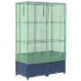 vidaXL Hochbeet mit Gewächshaus-Aufsatz Rattan-Optik 80x40x138 cm 4015828_6