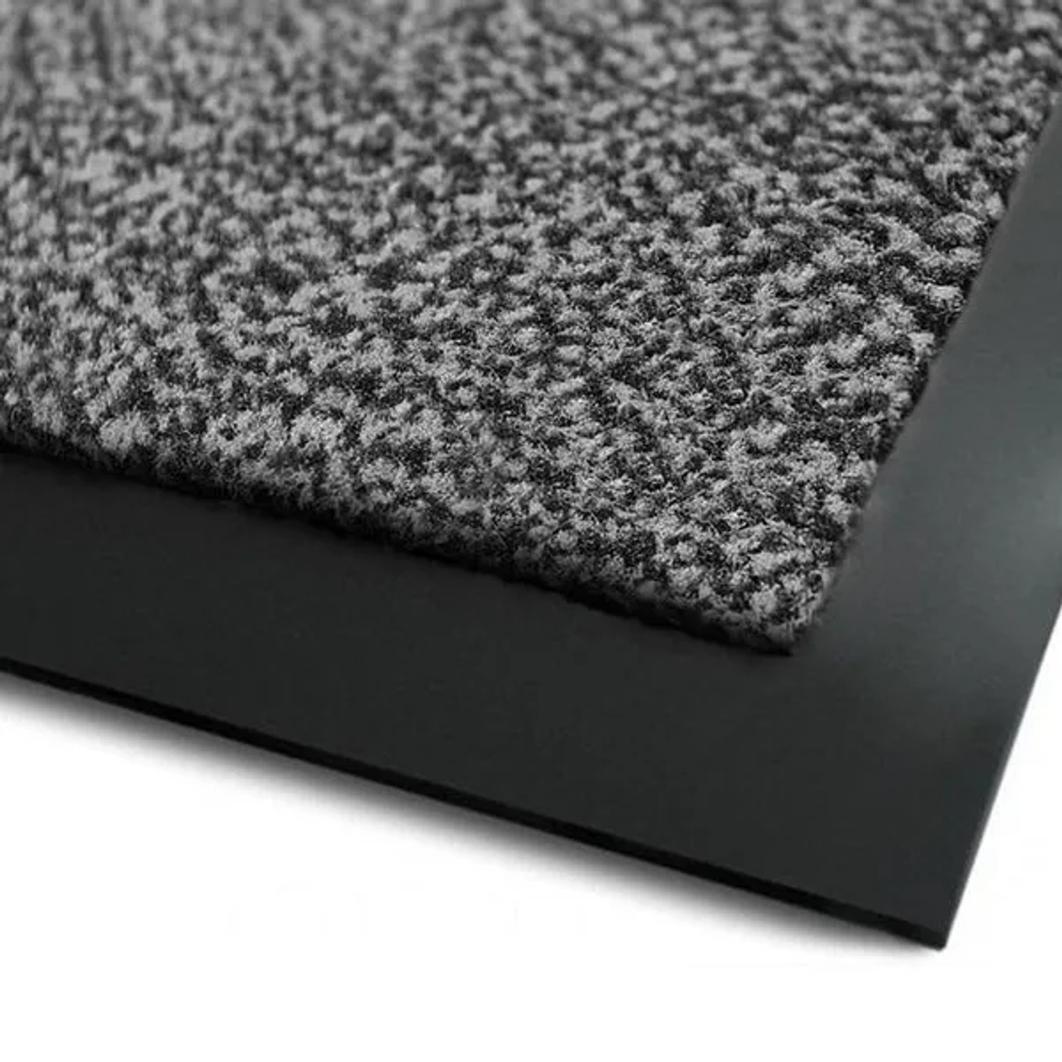 Karat Schmutzfangmatte SKY, anthrazit, 120x180 cm, mit meliertem Flor und schwarzem Rand.