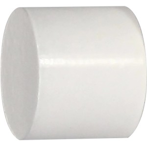 Mydeco Endstück Cap, weiß, Ø 2 cm für Gardinenstangen.