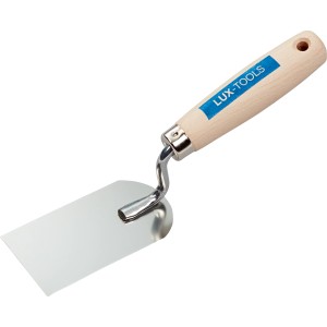LUX Maurerkelle Classic, 60mm, mit Holzgriff und rostfreiem Stahlblatt.