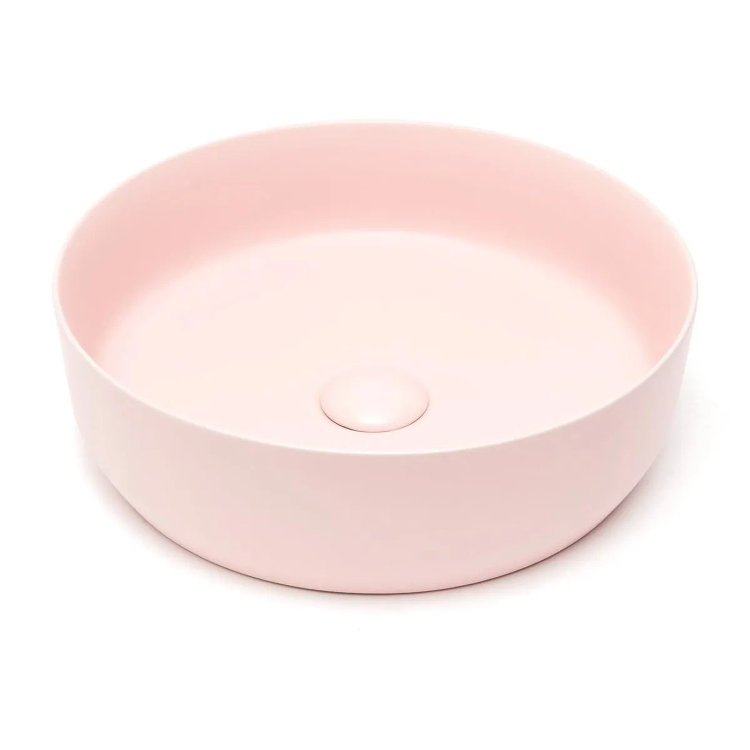Swiss Aqua Technologies Waschschale 39CMx12H mit Ablaufgarnitur Rosa Matt
