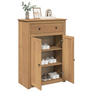 vidaXL Schuhschrank PANAMA 80x40x114 cm Massivholz Kiefer 4016391