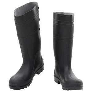 vidaXL Gummistiefel Schwarz Größe 39 PVC 137588