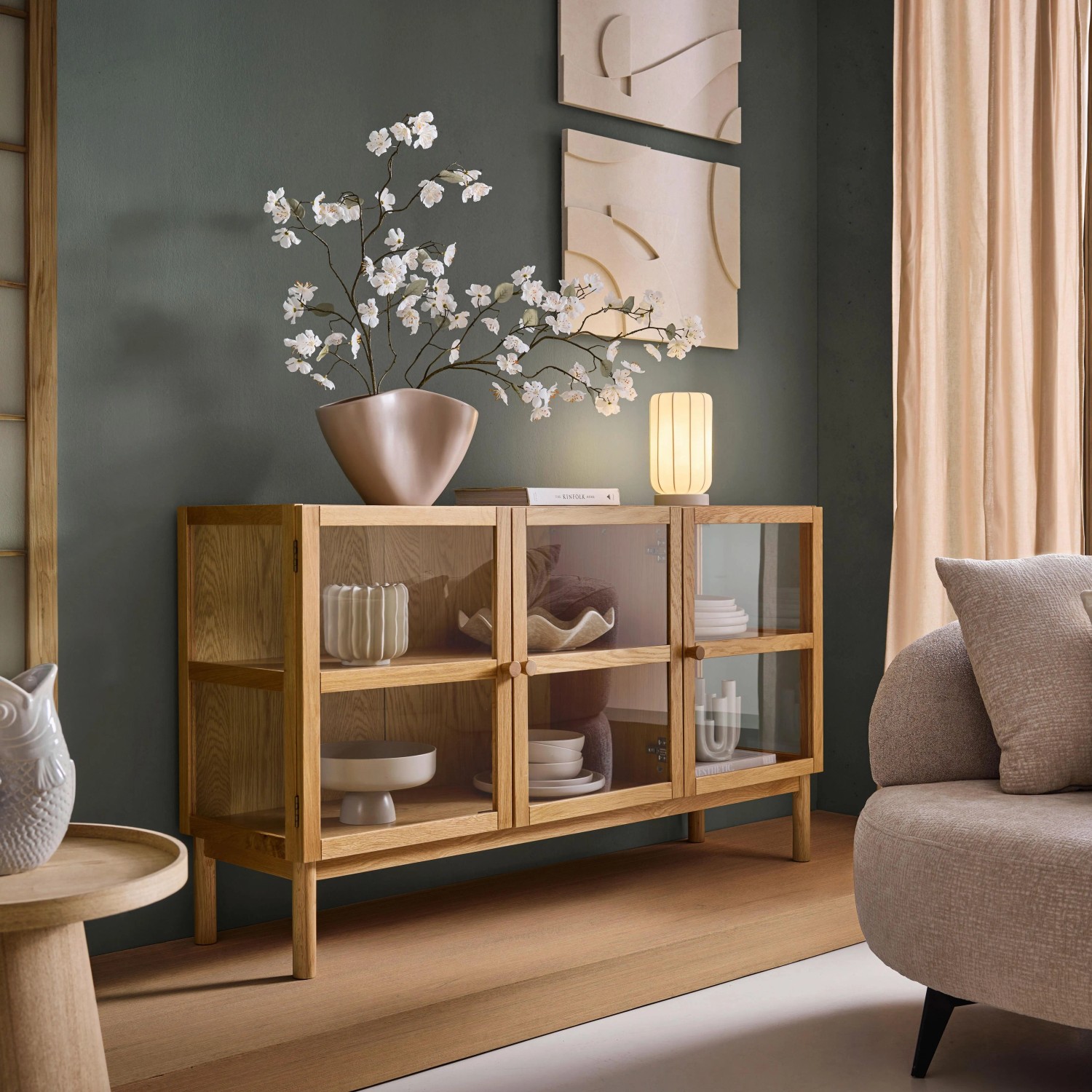 Modern Living Fertigvorhang Sila in Beige ca. 140x255cm_5