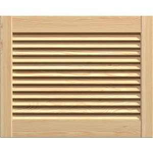 Rohe Classen Lamellentür aus Kiefernholz, 39,5x49,4x2,1 cm, ideal für Möbelbau.
