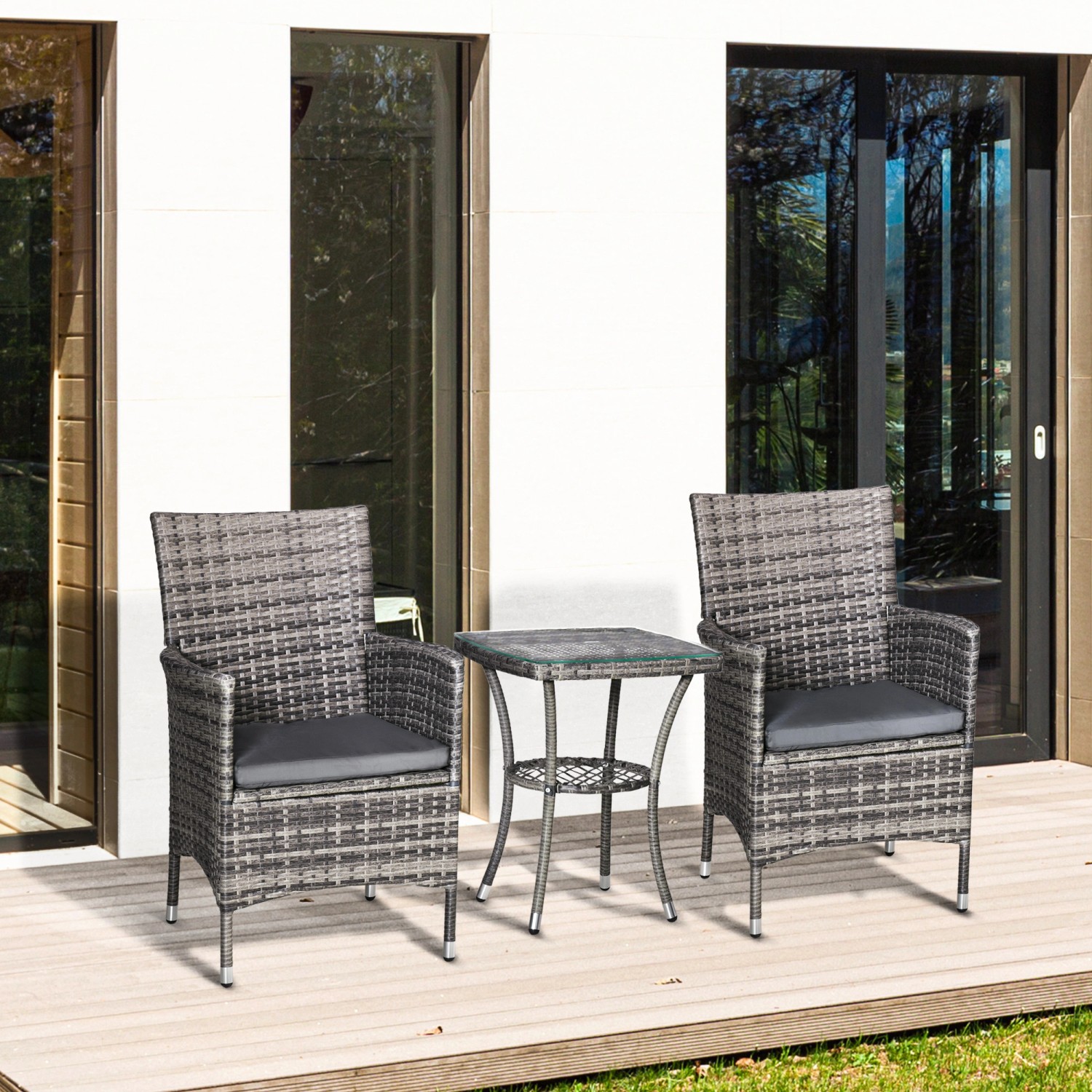 Outsunny rattan set sales