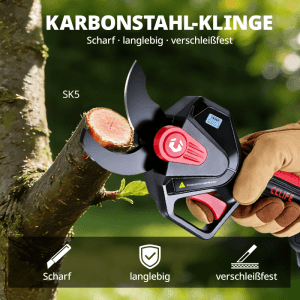 CCLIFE Akku Astschere 2in1 40mm Mit 2m Teleskopstange Ohne Akku