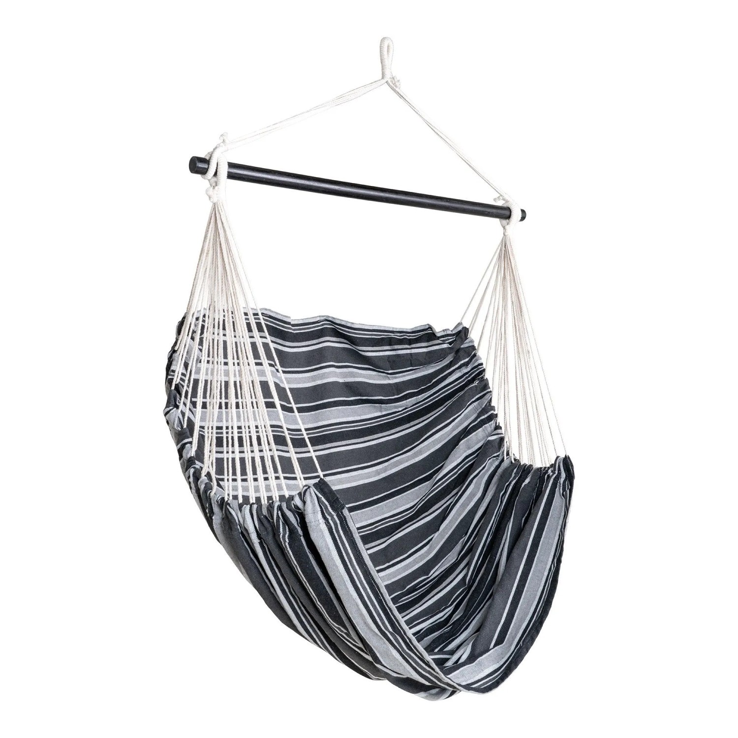 furnicato Hängeschaukel Lamia 100 Cm X 185 Cm Grau Schwarz