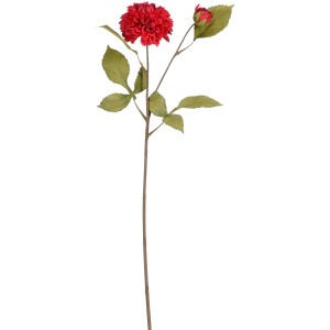 Roter Mica Decorations Dahlie Zweig, 62 cm, Kunstpflanze für Dekoration.