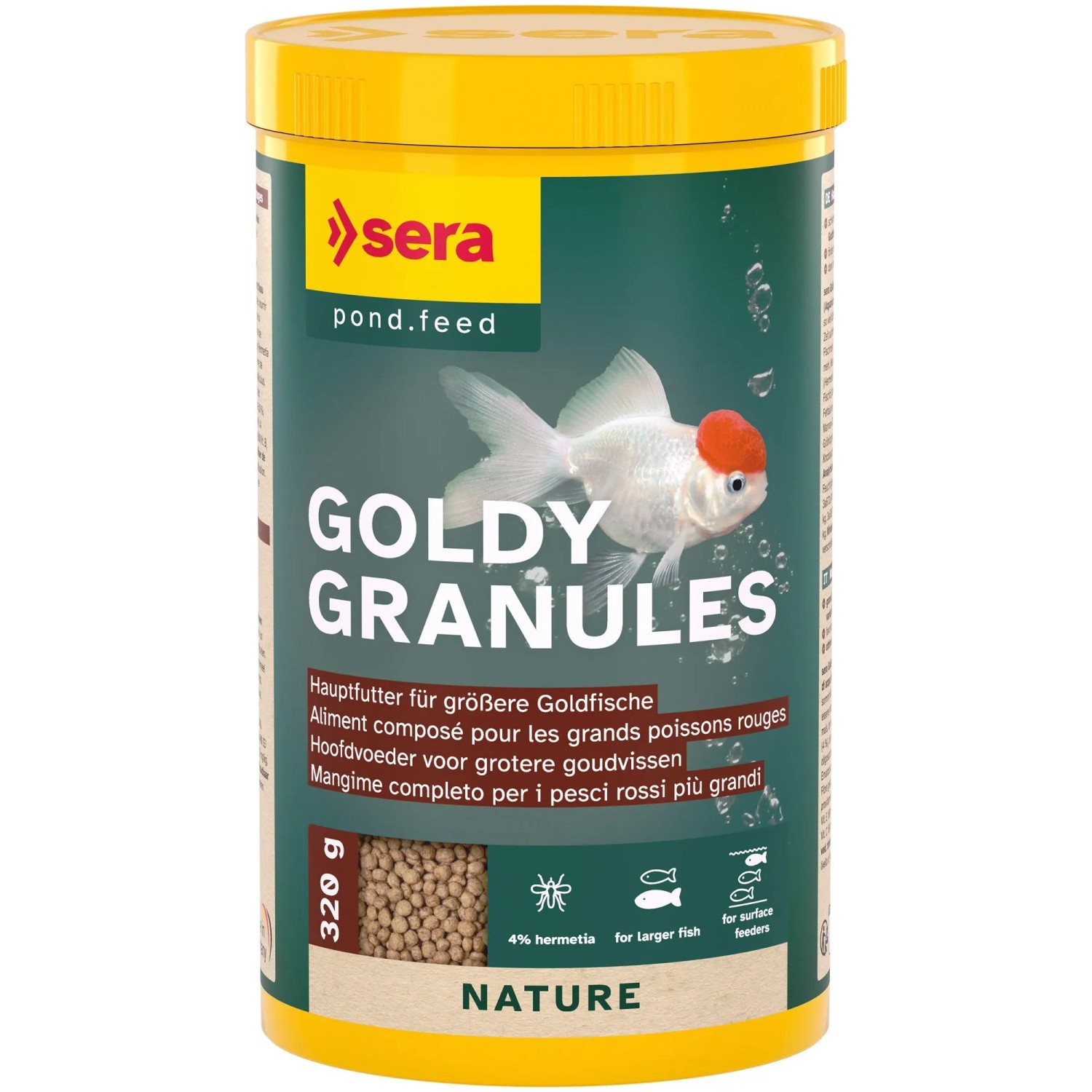 Sera Fischfutter-Granulate Goldy Granules 1.000 ml 320 g