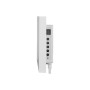 Weißes Heizpaneel Infrae Smart & Easy 500W mit Thermostat, Seitenansicht.