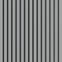 Muster Akustikpaneel Arctic Grey mit schwarzen Filzstreifen für Wand- und Deckenverkleidung.