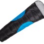 Mumienschlafsack Deluxe, extra breit, schwarz-blau für Camping & Outdoor.