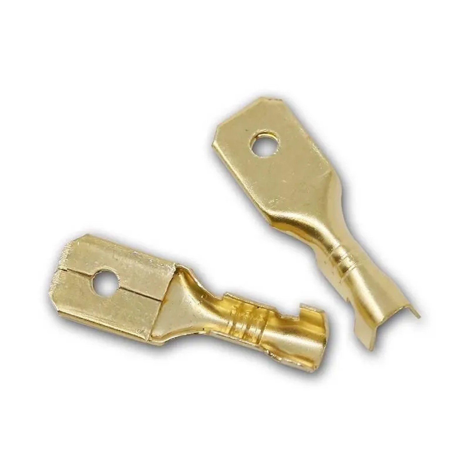 world-trading-net Flachstecker 63mm Unisoliert 10er Pack 25mm²