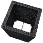 Furnicato Hochbeet Set Wasserhyazinthe Stahlrahmen Schwarz 40x40x40 Cm 30x30x30 Cm 20x20x20 Cm_7