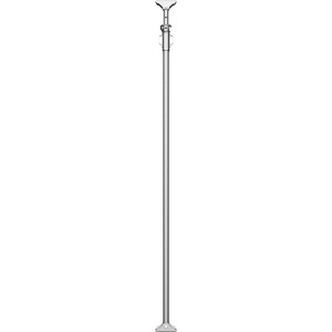 Feuerverzinkte Schake Schrägstütze, Verstellbereich 304-535 cm, für Baugeräte.